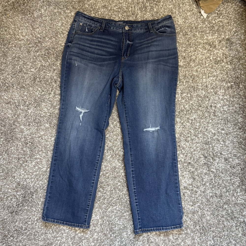 Time And Tru Jeans Size 20 Straight Great For Making Into Shorts
